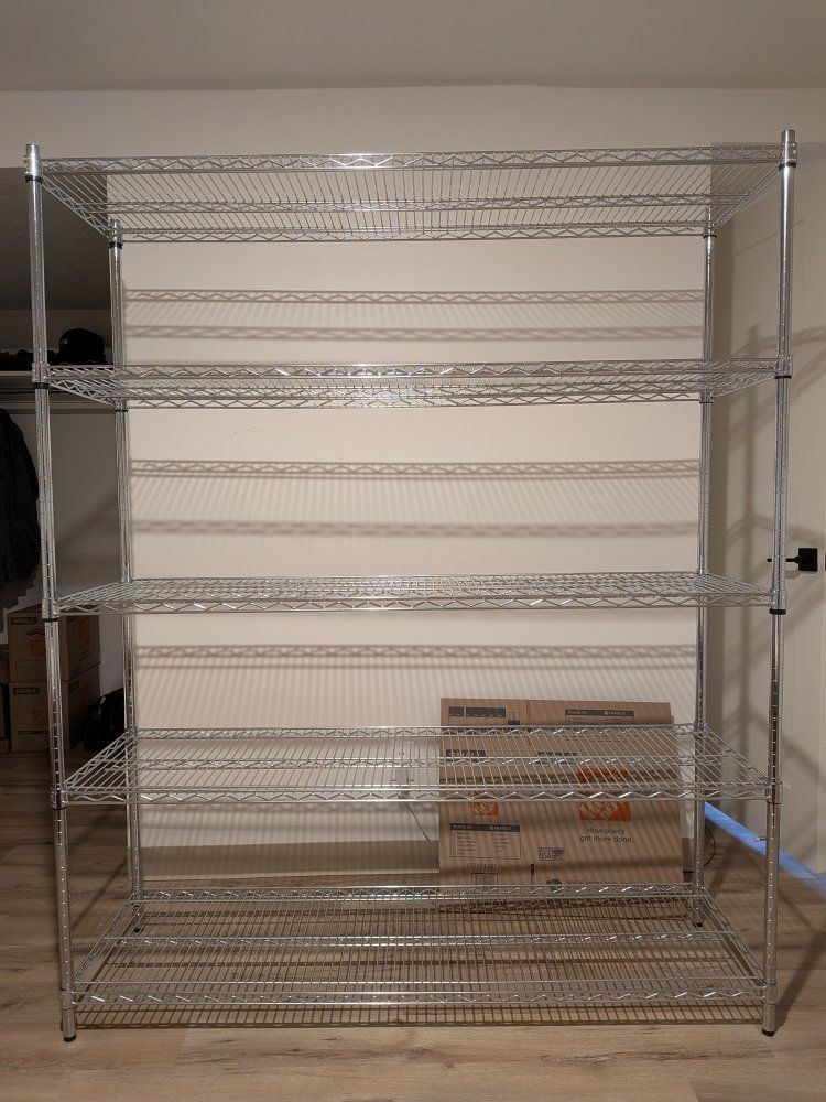 Seville Classics 5-Tier Steel Wire Rack
