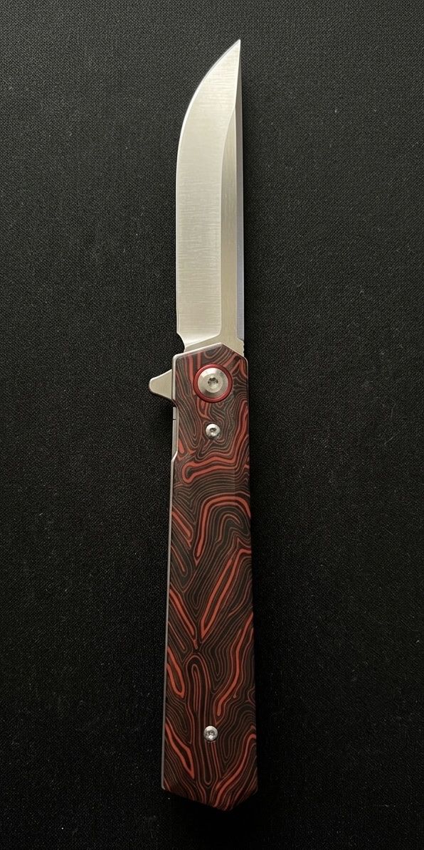 NEW/UNUSED Rough Ryder Reserve Liner Lock - Red/Black G10