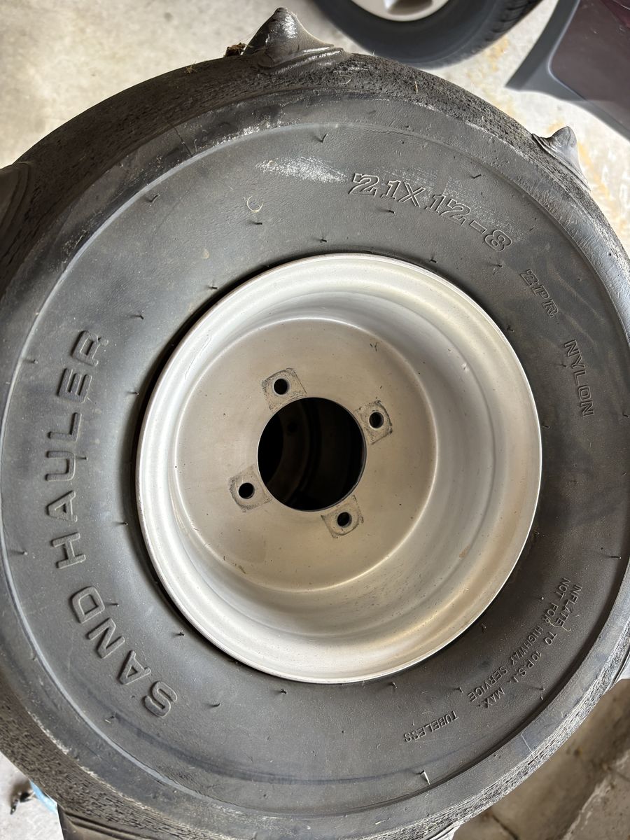 Blaster front and back paddle tires