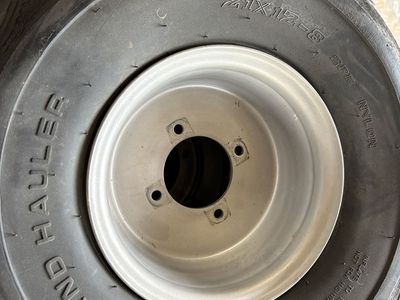 Blaster front and back paddle tires