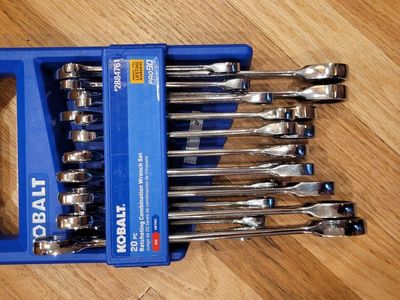 Kobalt Ratcheting Combination Wrenches