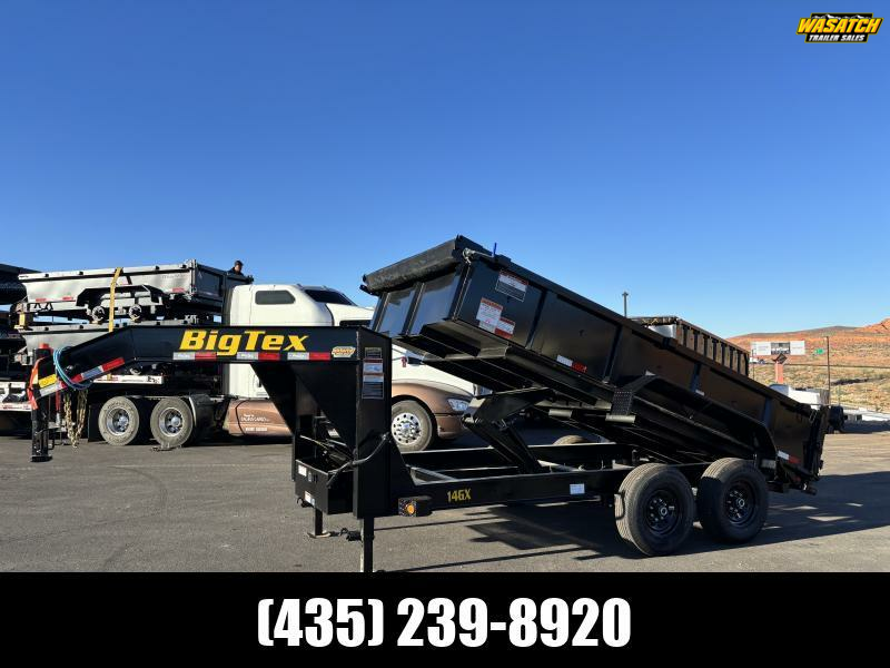 Big Tex Trailers 7X14 15.9K 14GX GN Dump Trailer