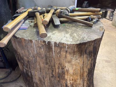 Antique Work Stump