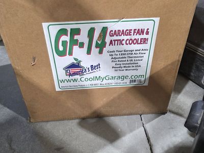 garage fan and attic cooler