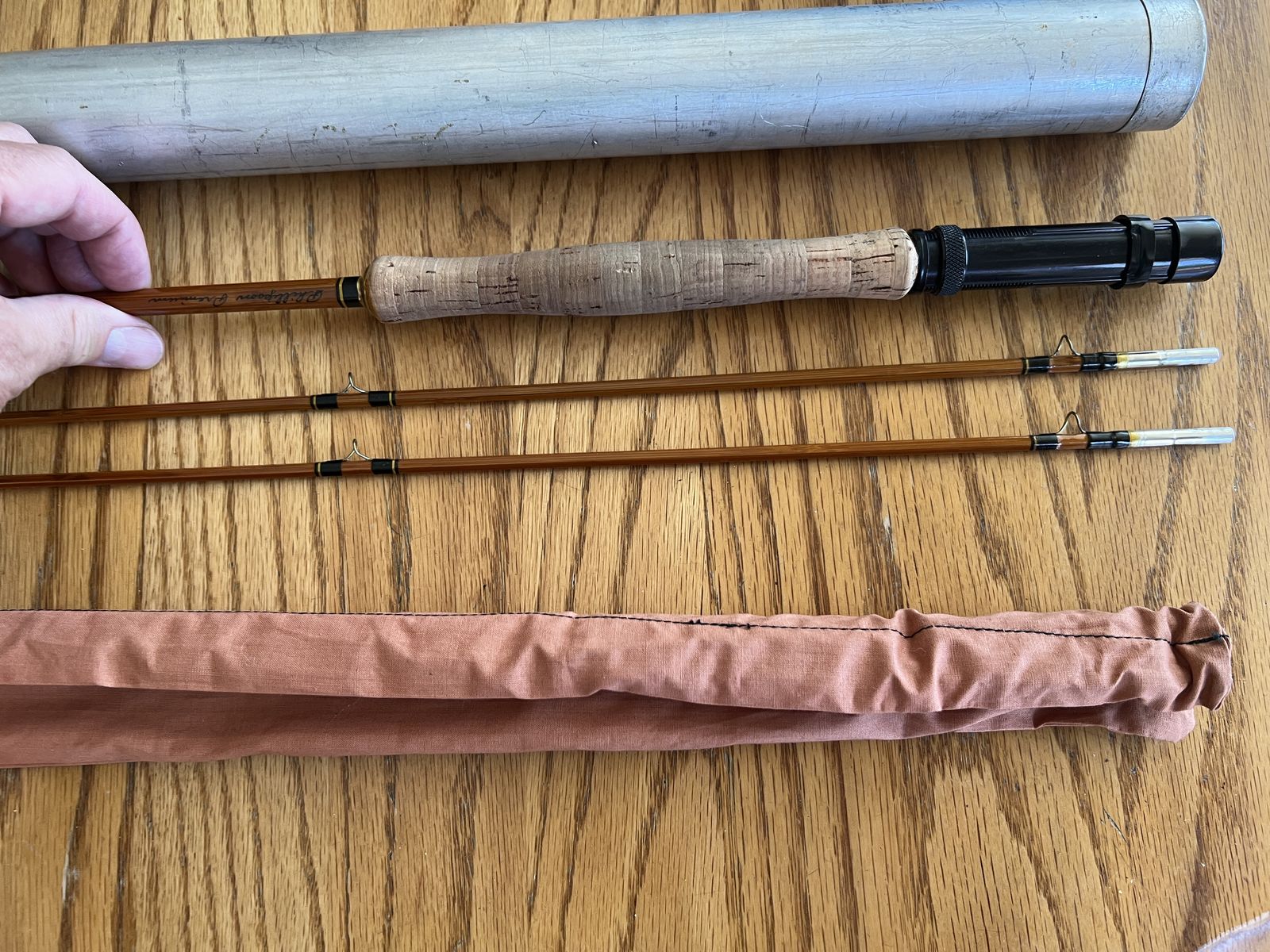 Phillipson Premium 7 1/2' 5 wt 2-piece Bamboo Fly Rod - Very good to excellent
