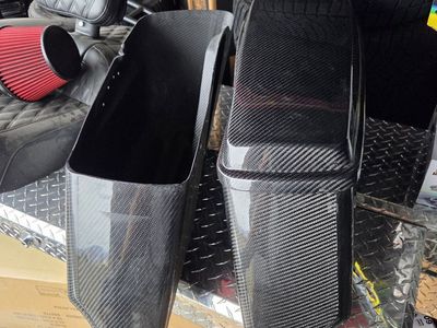Harley davidson carbon fiber boxes (real carbon fiber not fake or cheap stuff)