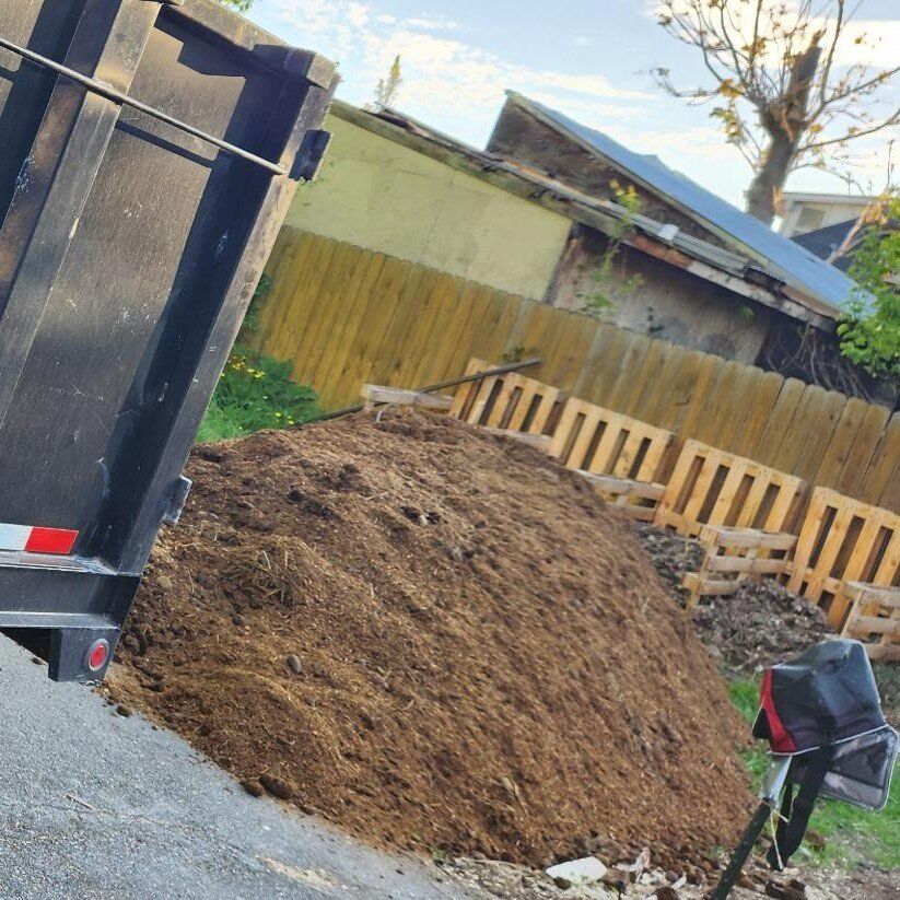 horse manure partially composted 15 yards for $200