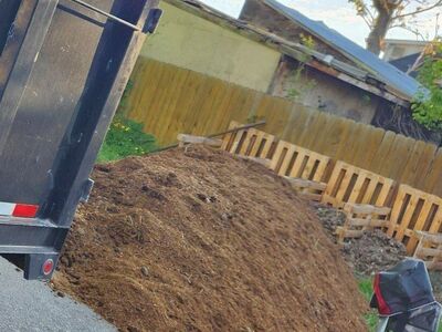 horse manure partially composted 15 yards for $200