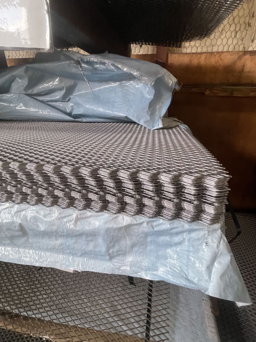 PRICED TO MOVE!! Steel Expanded Metal – Flattened 3/4" #9 x 48" x 96" – $69.95 each