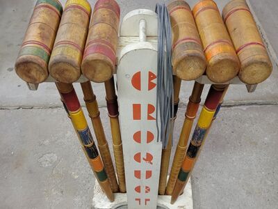 Vintage South Bend Croquet Set