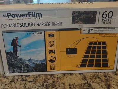 PowerFilm 60 Watt Foldable Portable Solar Panel Charger F16-3600