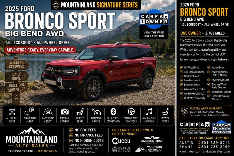 2025 Ford Bronco Sport Big Bend