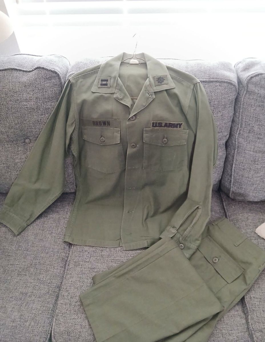 Vietnam era US Army OG-107 shirt
