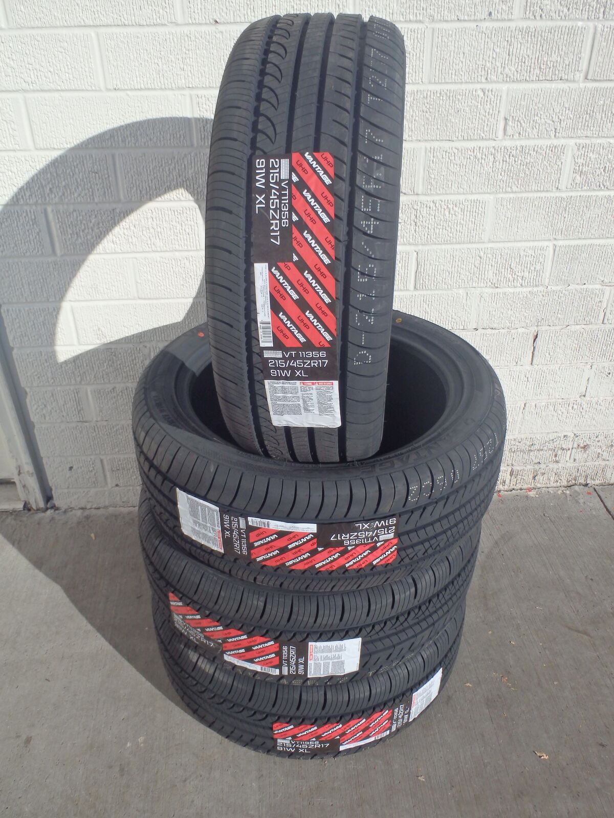 215/45R17 VANTANGE UHP SET OF BRAND NEW TIRES