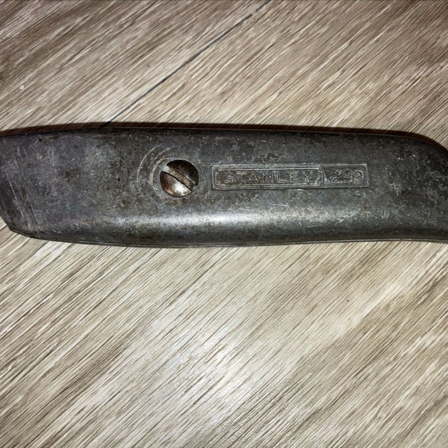 Vintage STANLEY 299 Utility Knife, All Blades have been removed  Made In USA