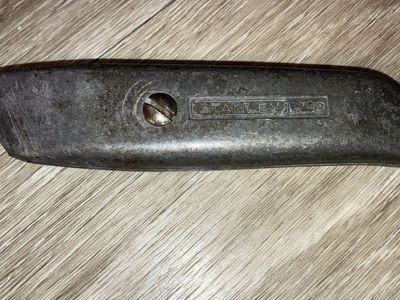Vintage STANLEY 299 Utility Knife, All Blades have been removed Made In USA