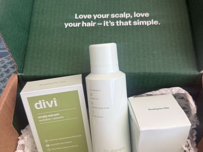 Divi Hair Growth System: Scalp Serum, Dry Shampoo, & Hair Growth Vitamins - New in Box