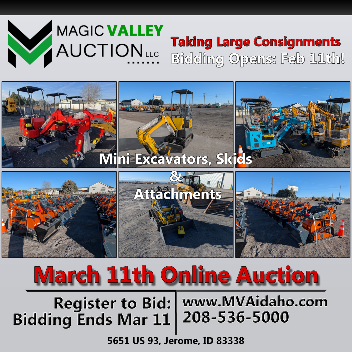 Magic Valley Auction - March 11th - Online Auction