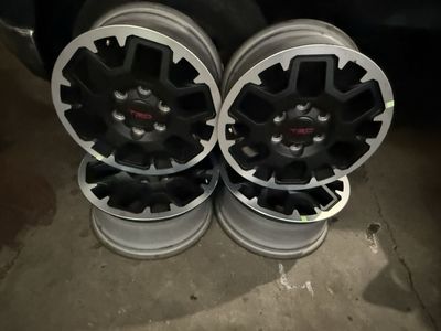 Brand-new Toyota TRD wheels