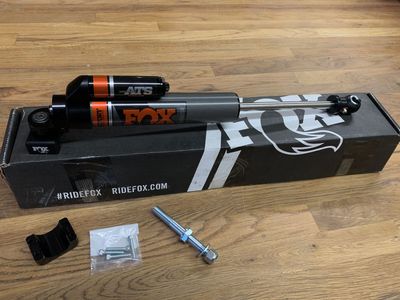 FOX Racing 2.0 ATS Steering Stabilizer 1 1/2in Tie Rod Clamp JK Jeep Wrangler JKU FOX 983-02-142