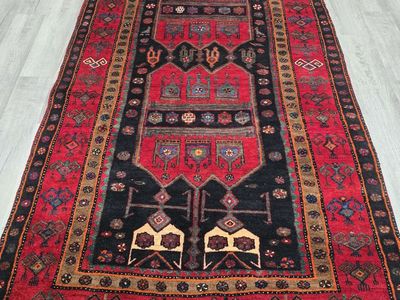 Persian Tribal Wool Rug, Handknotted in Iran