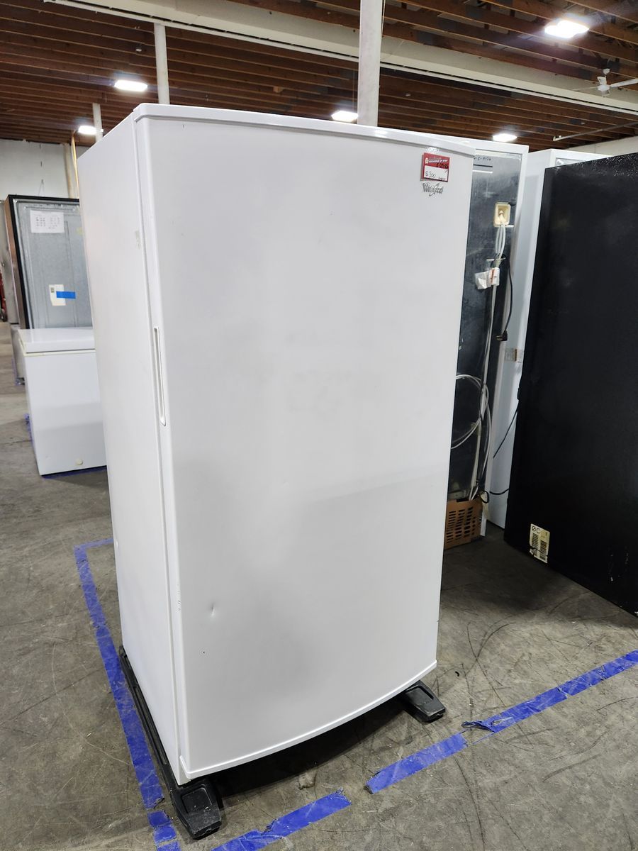 BEAUTIFUL WHIRLPOOL UPRIGHT FROST FREE FREEZER! W-WARRANTY