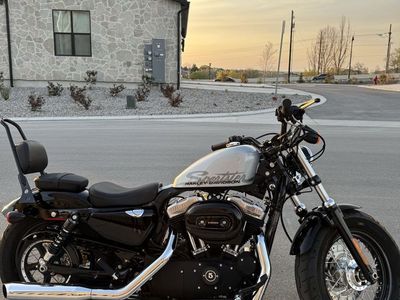 Harley-Davidson Sportster Motorcycle - Silver, Black Accents