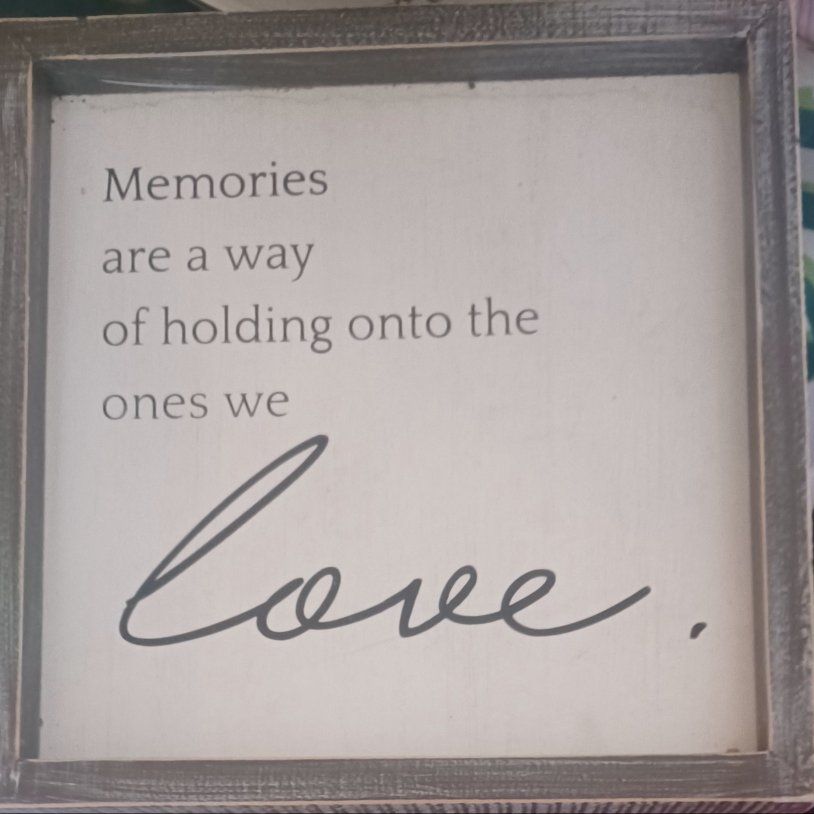 WOOD SENTIMENT SIGN!