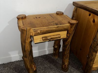 King Size Log Bedroom Set