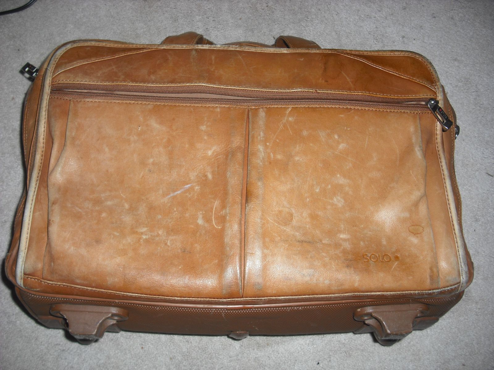 All leather Computer Bag