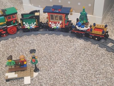 Lego Christmas train