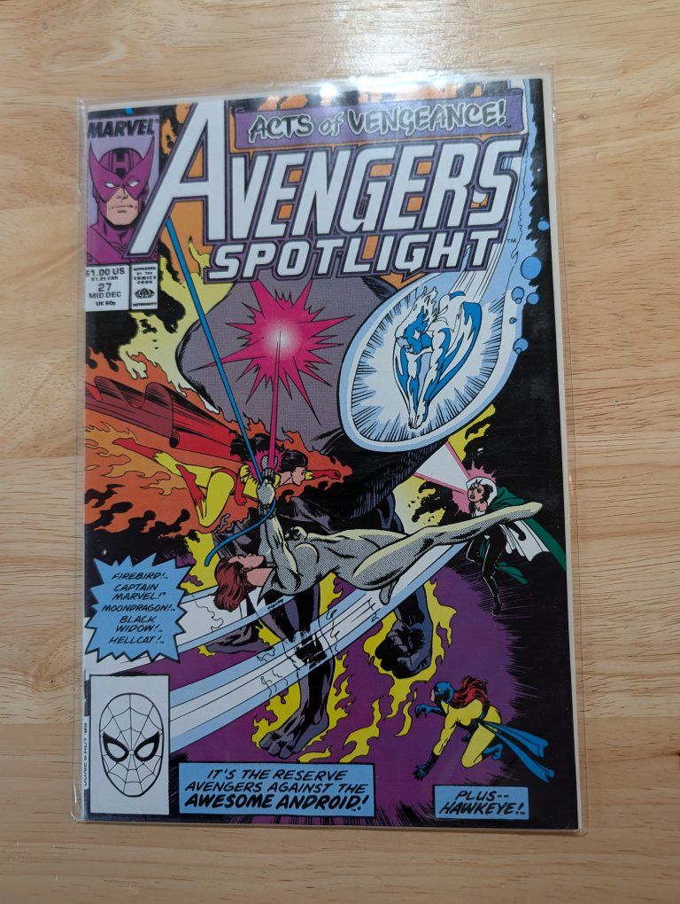 AVENGERS SPOTLIGHT #27 Comic Book Acts Of Vengeanc