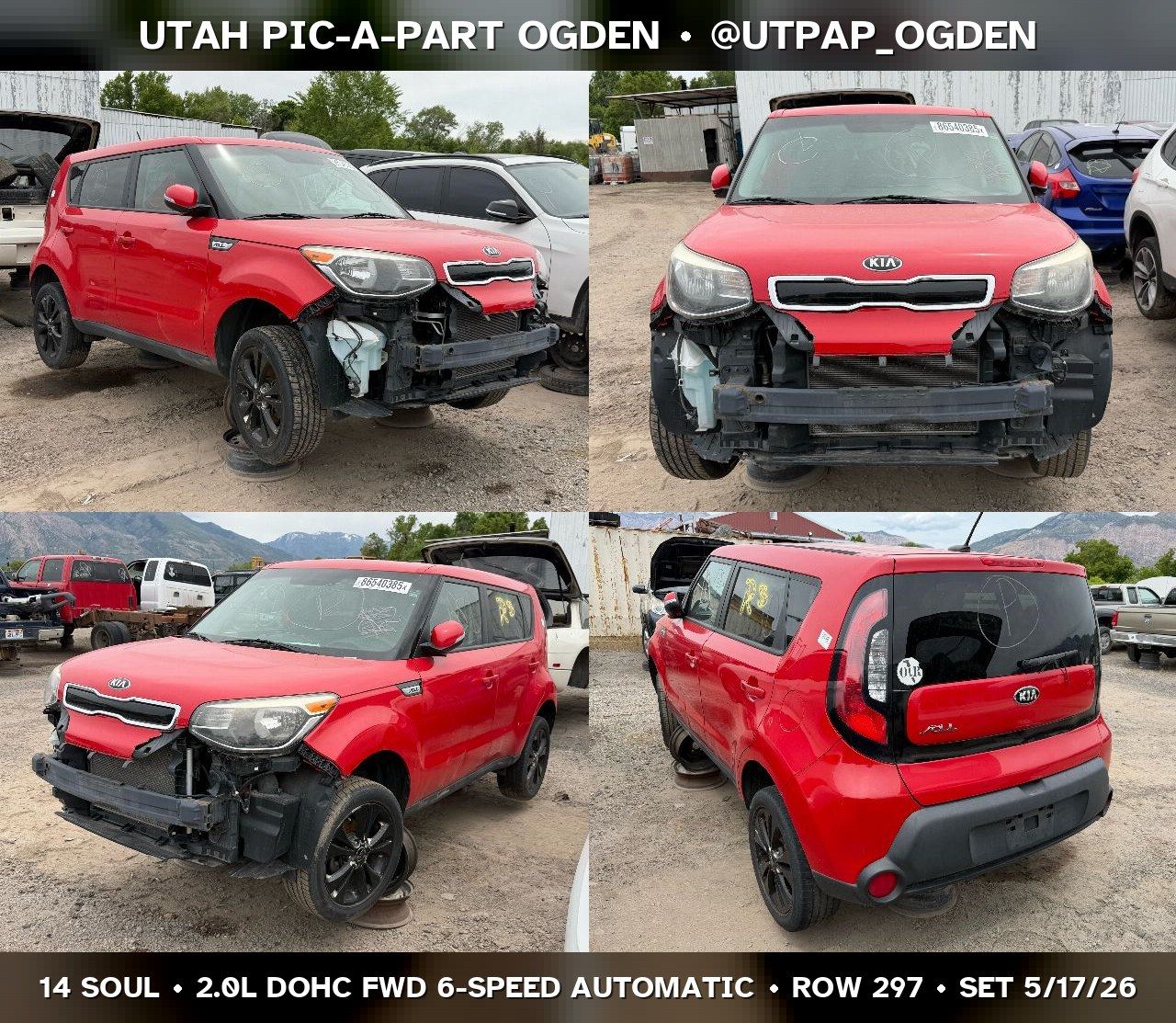 2014 Kia Soul Parts - UTPAP Ogden