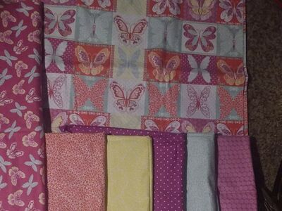 BUTTERFLY EXTRAVAGANZA...8 1/2 YARDS OF FABRIC!