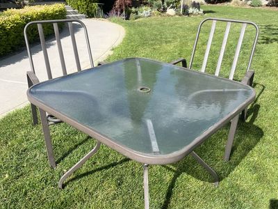 Outdoor Table with 2 Chairs