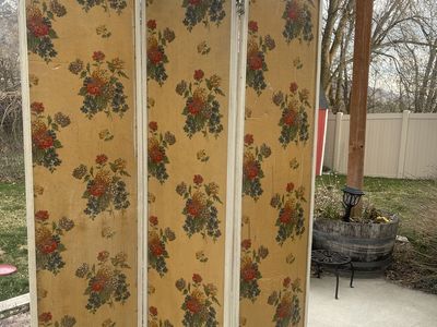 Floral Folding Screen