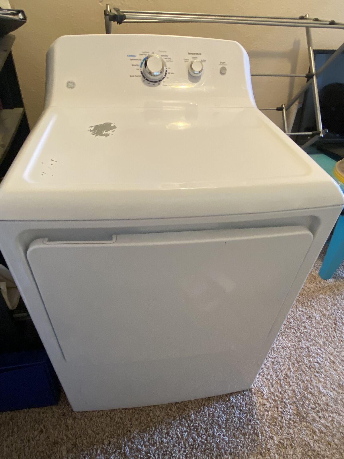 Electric GE super capacity dryer