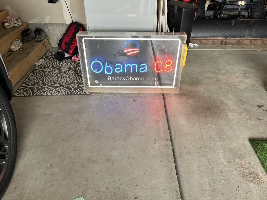 Obama Neon Sign