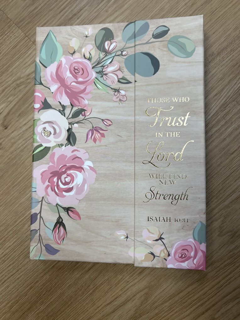 NEW Floral Hardcover Journal – Isaiah 40:31