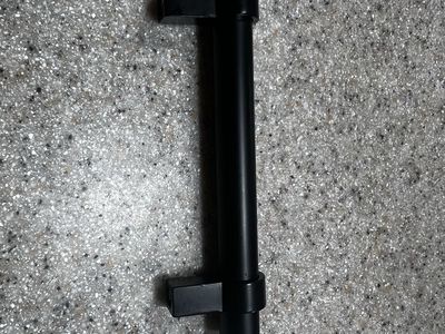 26x Matte Black Barrel Ring Cabinet Bar Pull