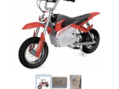 Razor MX350 Dirt Rocket Electric Motocross Bike - Red - Brand New in Box