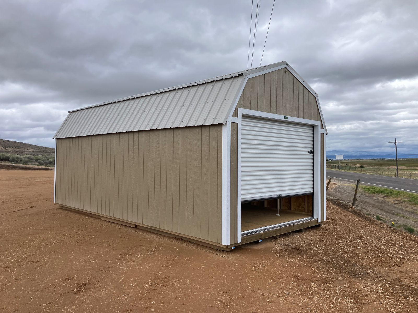 Shed 12x24 Lofted Garage