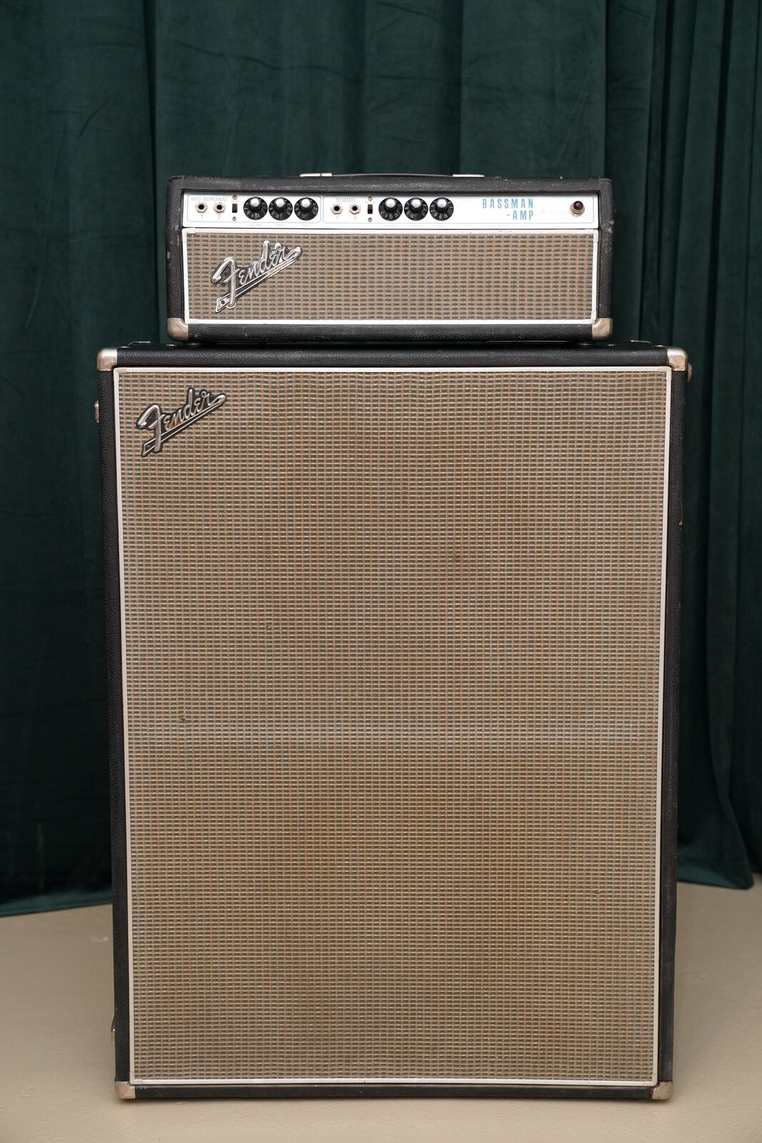 1969 Fender Bassman "Drip Edge" Amp and Original Cabinet