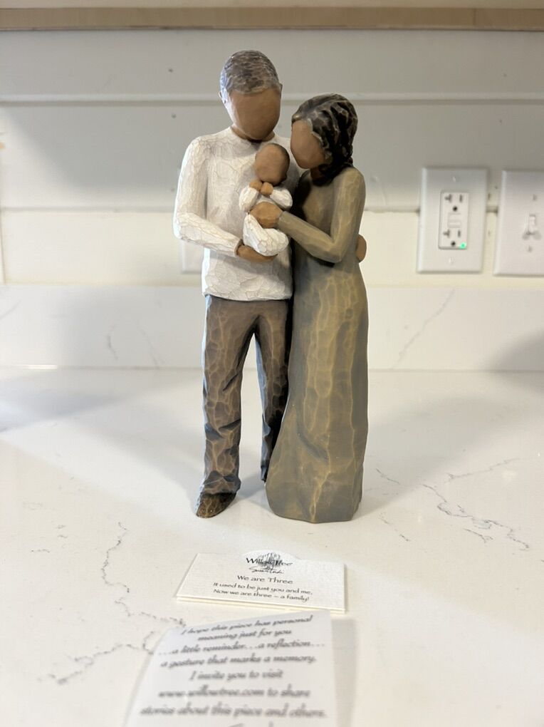 Willow Tree We Are Three Statue