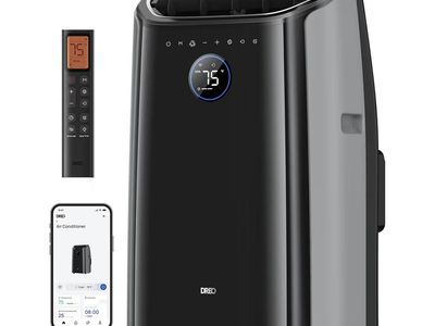 New DREO Portable Air Conditioner 516S - 14,000 BTU, Dual-Motor, 400 sq ft Coverage, Remote/App Control