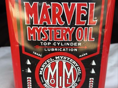 Vintage Marvel Mystery Oil 1 Gallon Metal Can Petroliana Collectible