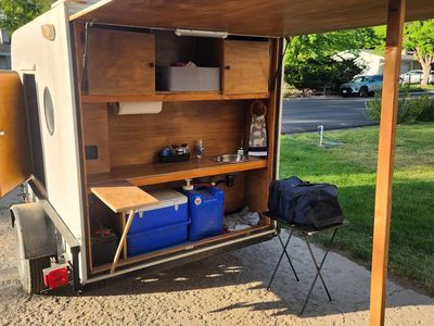 Custom Teardrop Camper Trailer – Solar, Galley & Gear Included – $1,700 Cash