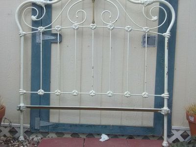 Wrought Iron Headboard & Footboard