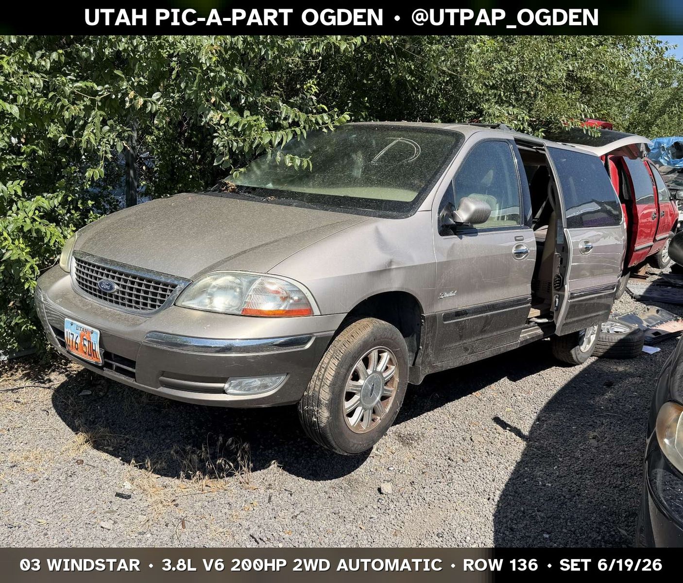 2003 Ford Windstar Parts - UTPAP Ogden