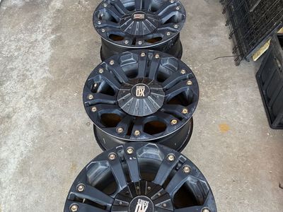 XD Series Rims - Set of 5 Black Wheels for Truck/SUV